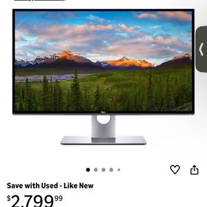 UltraSharp 8K 32 Inch Monitor - UP3218K Open Box (Please Read Description)